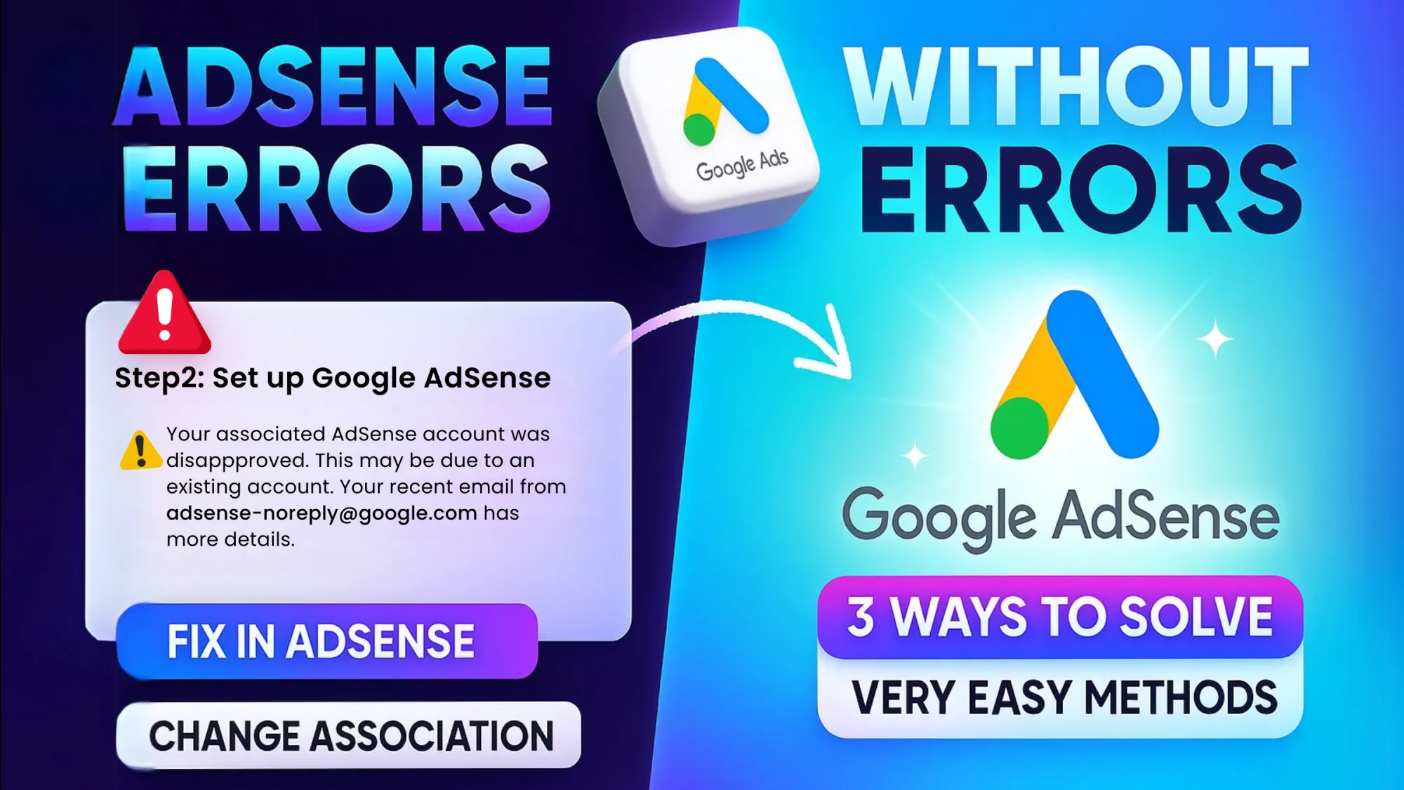 Resolve Every YouTube AdSense Errors